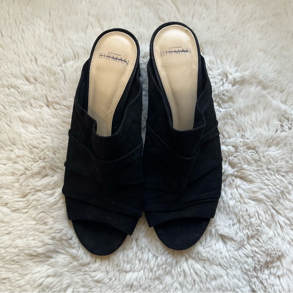 Alexandre Birman Sierra suede slide size 37.5
